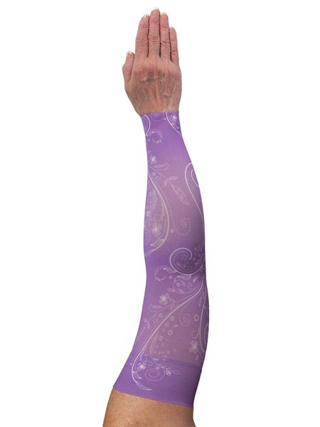 Lymphedivas Firefly Purple Lymphoedema Sleeve