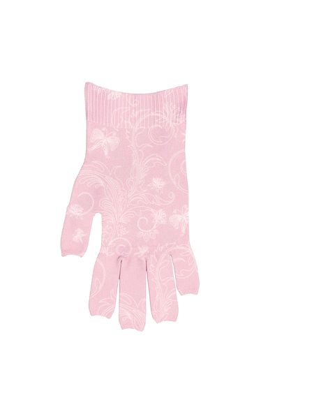 Lymphedivas Mariposa Pink Lymphoedema Glove Pattern Reverse