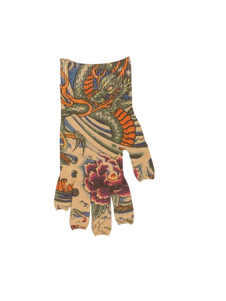 Lymphedivas Lotus Dragon Tattoo Lymphoedema Glove