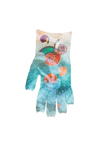 Lymphedivas Sea Breeze Lymphoedema Glove Reverse Pattern