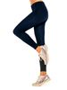 Solidea Silver Wave Long Ladies Compression Leggings Blu Navy