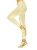 Solidea Silver Wave Long Ladies Compression Leggings Champagne