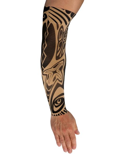 Fierce Beige Mans Compression Armsleeve