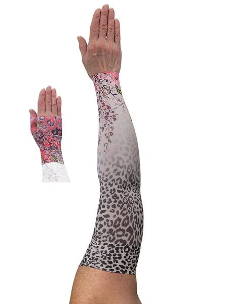 Bloomin Betty Light Lymphoedema Sleeve and Gauntlet Set