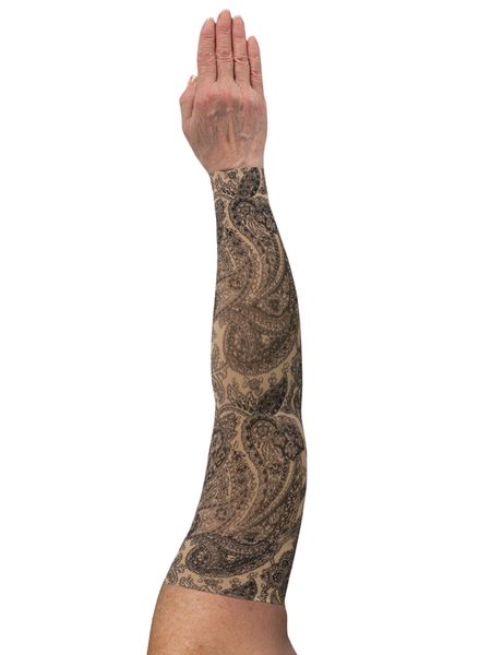 Black Paisley Lymphoedema Sleeve