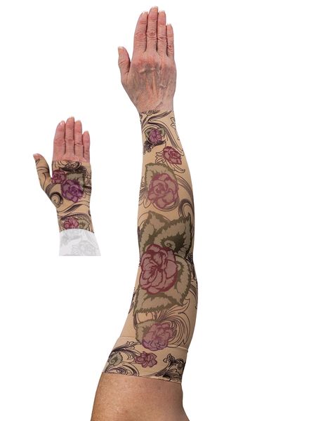 Begonia Lymphoedema Sleeve and Gauntlet Set