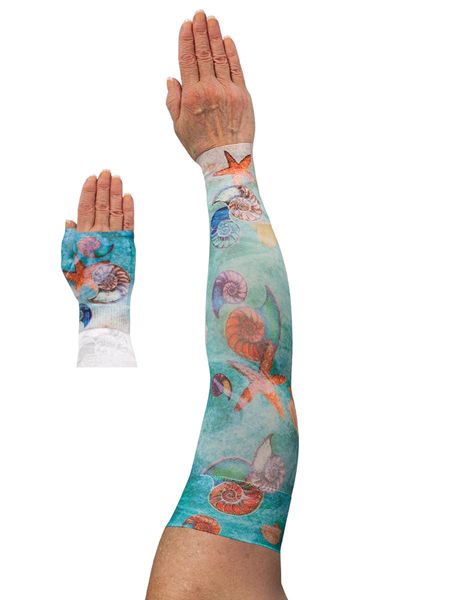 Sea Breeze Lymphoedema Sleeve and Gauntlet Set