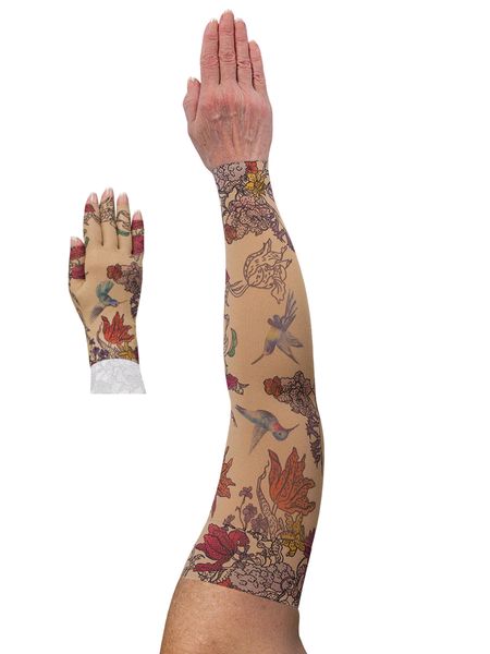 Hummingbird Lymphoedema Sleeve and Glove Set