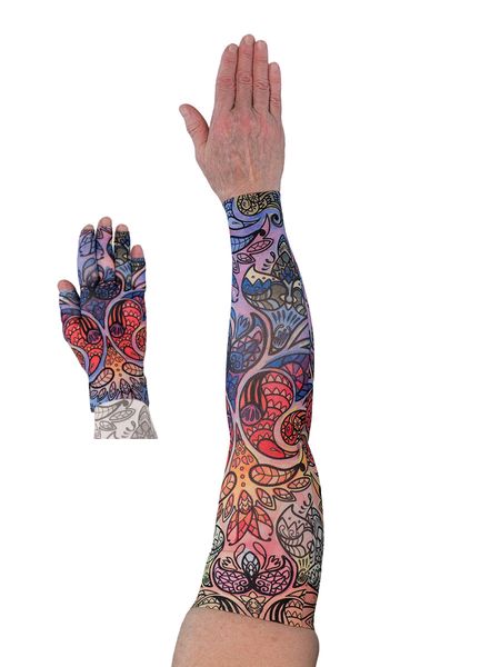 Birds of Paradise Lymphoedema Sleeve and Glove Set