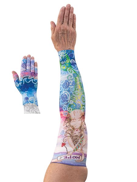 Hope Lymphoedema Sleeve and Glove Set