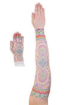 LympheDIVAS Mandala Lymphoedema Sleeve and Glove Set