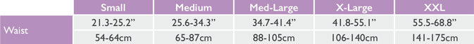 Size Chart 10e