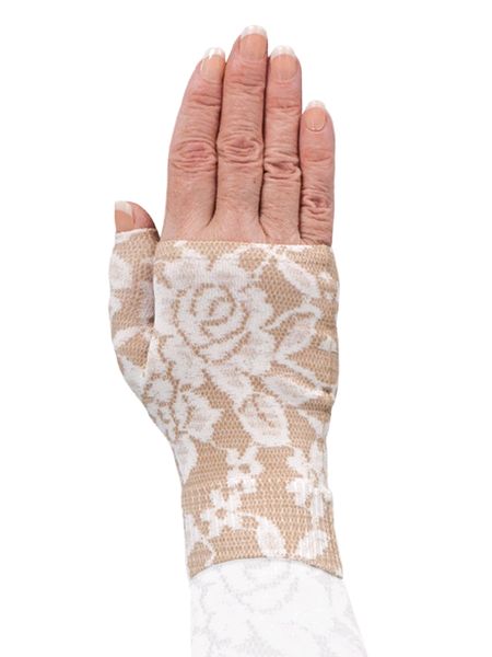 Lymphedivas Darling Tan Lymphoedema Gauntlet