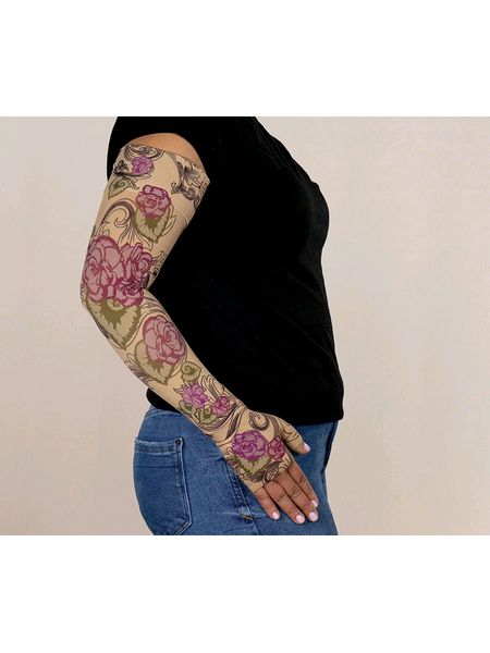 Begonia Sleeve and Gauntlet