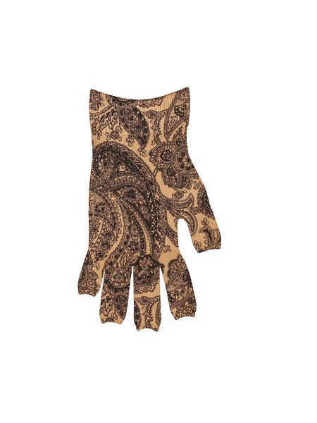 Lymphedivas Black Paisley Lymphoedema Glove Pattern Image