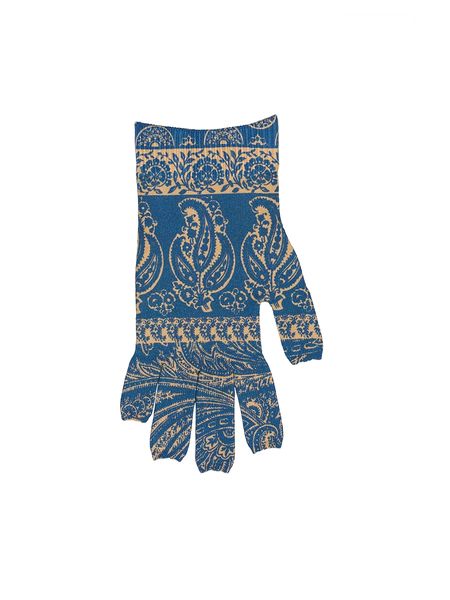 Lymphedivas Blue Bandit Lymphoedema Glove Pattern Image