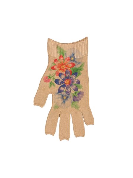 Lymphedivas Dahlia Lymphoedema Glove Pattern Reverse