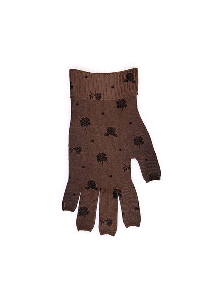 Rose Noir Mocha Compression Glove Flat