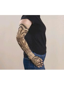 LympheDIVAS Gatsby Beige Compression Sleeve and Glove