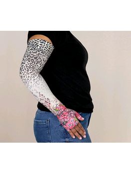 LympheDIVAS Bloomin Betty Light Lymphoedema Sleeve and Gauntlet Set