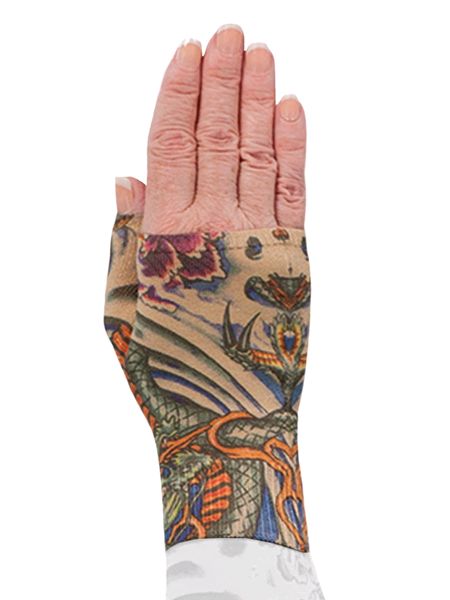 Lotus Dragon Tattoo Lymphoedema Gauntlet