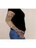 Black Paisley Lymphoedema Sleeve and Gauntlet Set
