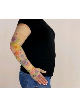 LympheDIVAS Dahlia Lymphoedema Sleeve and Gauntlet Set