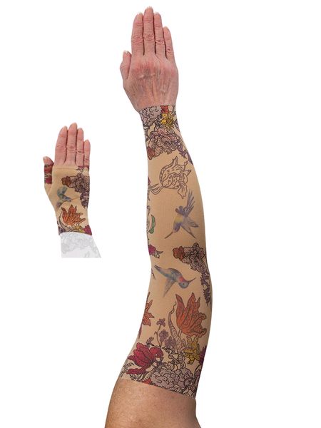 Hummingbird Lymphoedema Sleeve and Gauntlet Set