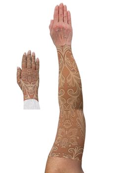 LympheDIVAS Grace Lymphoedema Sleeve and Glove Set