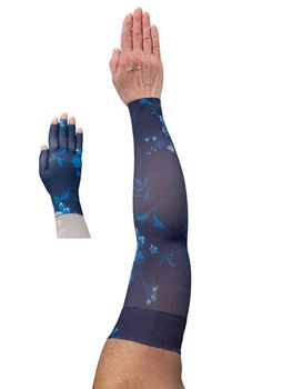 LympheDIVAS Moonlight Lymphoedema Sleeve and Glove Set