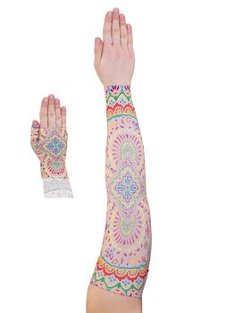 LympheDIVAS Mandala Lymphoedema Sleeve and Gauntlet Set