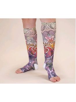 LympheDIVAS Birds of Paradise Compression Socks